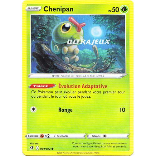 Pokémon - 1/192 - Chenipan - Eb02 - Epée Et Bouclier - Clash Des Rebelles - Commune