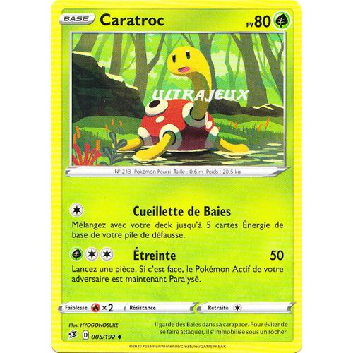 Pokémon - 5/192 - Caratroc - Eb02 - Epée Et Bouclier - Clash Des Rebelles - Peu Commune