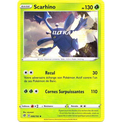 Pokémon - 6/192 - Eb02 - Epée Et Bouclier - Clash Des Rebelles - Scarhino - Peu Commune