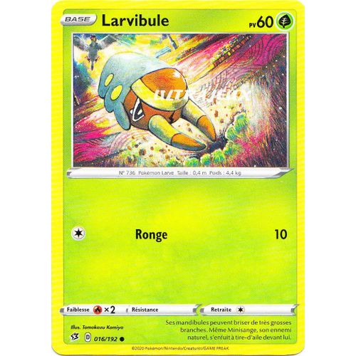 Pokémon - 16/192 - Larvibule - Eb02 - Epée Et Bouclier - Clash Des Rebelles - Commune