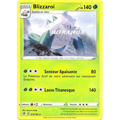 Pokémon - 13/192 - Blizzaroi - Eb02 - Epée Et Bouclier - Clash Des Rebelles - Rare