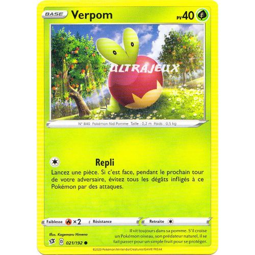 Pokémon - 21/192 - Eb02 - Epée Et Bouclier - Clash Des Rebelles - Verpom - Commune