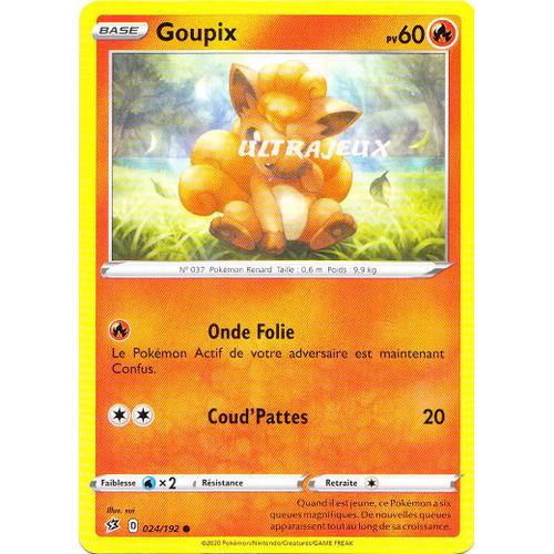 Pokémon - 24/192 - Goupix - Eb02 - Epée Et Bouclier - Clash Des Rebelles - Commune