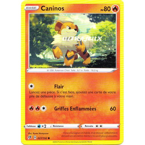 Pokémon - 27/192 - Caninos - Eb02 - Epée Et Bouclier - Clash Des Rebelles - Commune