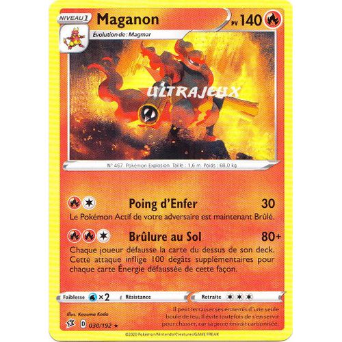 Pokémon - 30/192 - Maganon - Eb02 - Epée Et Bouclier - Clash Des Rebelles - Rare