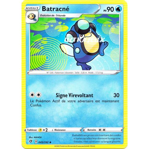 Pokémon - 45/192 - Batracné - Eb02 - Epée Et Bouclier - Clash Des Rebelles - Peu Commune