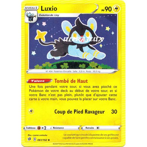 Pokémon - 61/192 - Luxio - Eb02 - Epée Et Bouclier - Clash Des Rebelles - Peu Commune