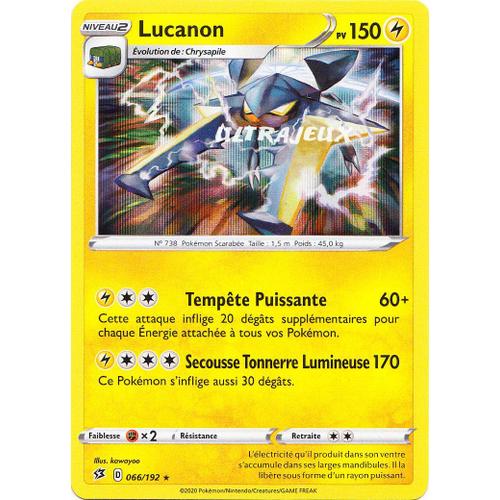 Pokémon - 66/192 - Lucanon - Eb02 - Epée Et Bouclier - Clash Des Rebelles - Holo Rare