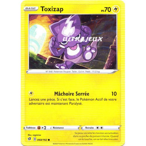 Pokémon - 68/192 - Eb02 - Epée Et Bouclier - Clash Des Rebelles - Toxizap - Commune