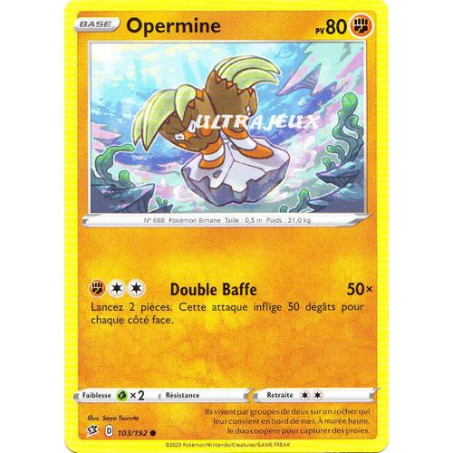 Pokémon - 103/192 - Opermine - Eb02 - Epée Et Bouclier - Clash Des Rebelles - Commune