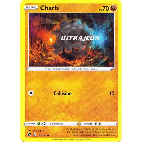 Pokémon - 105/192 - Eb02 - Epée Et Bouclier - Clash Des Rebelles - Charbi - Commune