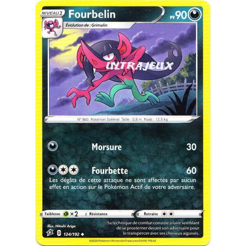 Pokémon - 124/192 - Eb02 - Epée Et Bouclier - Clash Des Rebelles - Fourbelin - Peu Commune