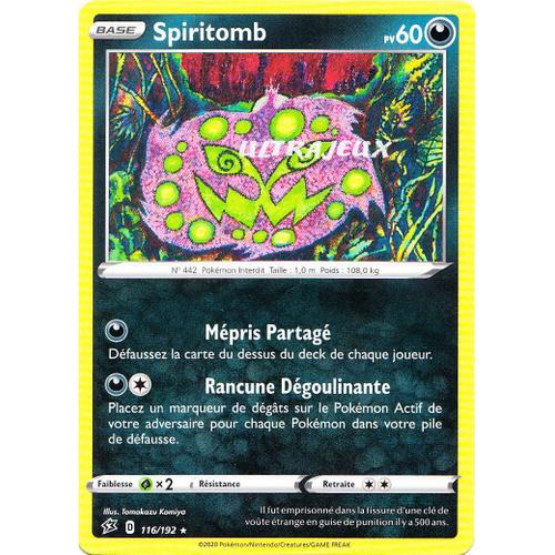 Pokémon - 116/192 - Spiritomb - Eb02 - Epée Et Bouclier - Clash Des Rebelles - Rare