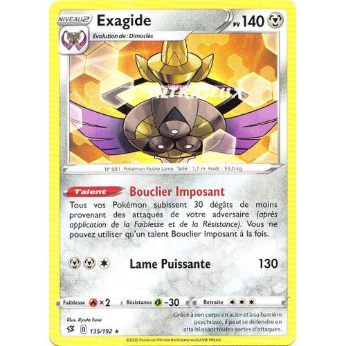 Pokémon - 135/192 - Exagide - Eb02 - Epée Et Bouclier - Clash Des Rebelles - Rare