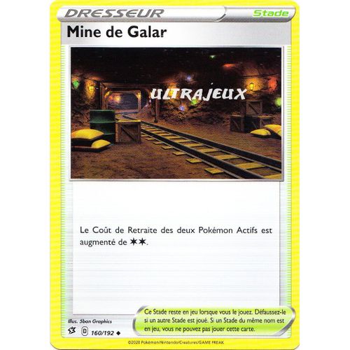 Pokémon - 160/192 - Mine De Galar - Eb02 - Epée Et Bouclier - Clash Des Rebelles - Peu Commune