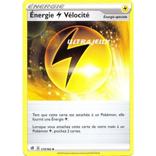 Pokémon - 173/192 - Énergie Vélocité - Eb02 - Epée Et Bouclier - Clash Des Rebelles - Peu Commune
