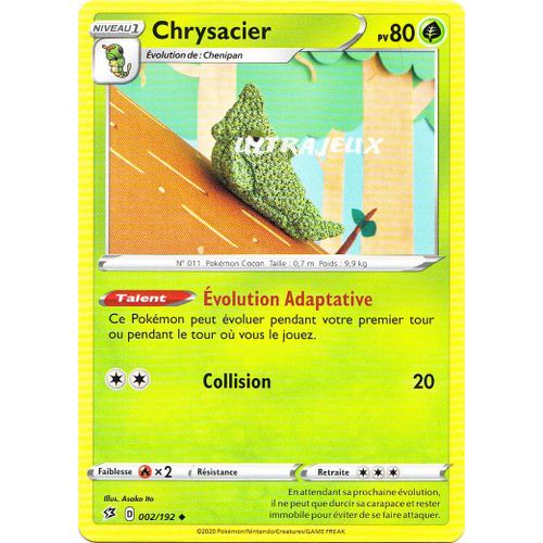 Pokémon - 2-R/192 - Chrysacier - Reverse