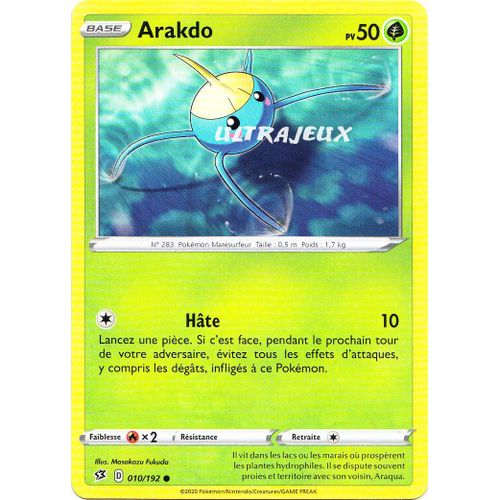 Pokémon - 10-R/192 - Arakdo - Reverse