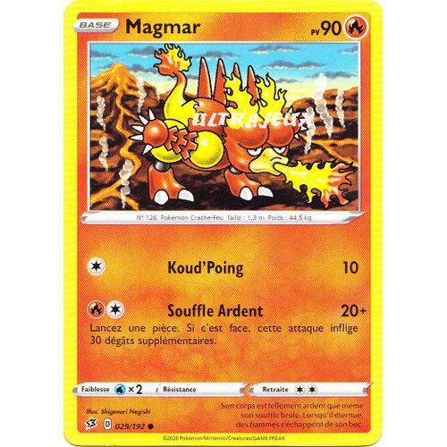 Pokémon - 29-R/192 - Magmar - Reverse