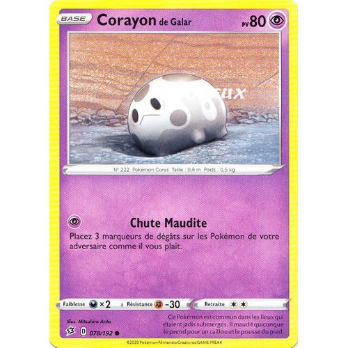 Pokémon - 78-R/192 - Corayon De Galar - Reverse