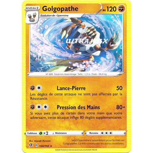 Pokémon - 104-R/192 - Golgopathe - Reverse