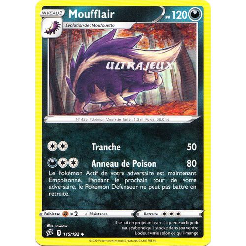 Pokémon - 115-R/192 - Moufflair - Reverse