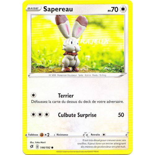 Pokémon - 146-R/192 - Sapereau - Reverse