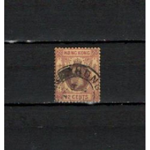 N° 105 Timbre Hong Kong Oblitere De 1912 Cote : 10 