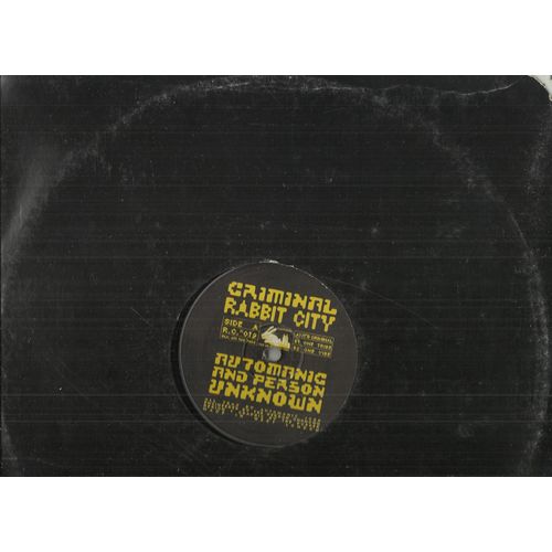Automatic And Person Unknown : It's Criminal / One Tribe - One Vibe