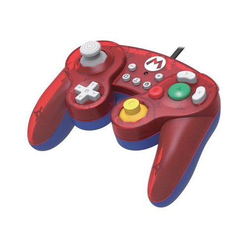 Manette Hori Battle Pad (Mario) Filaire Rouge Hori Pour Nintendo Switch