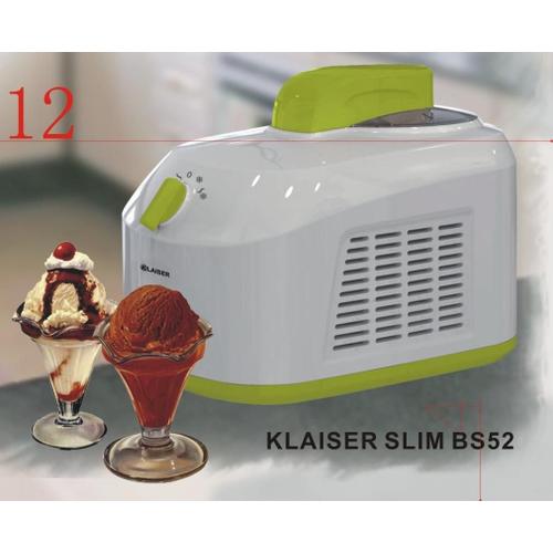 KLAISER SLIM BS52 Turbine à glace professionnelle avec livre de 62 recettes