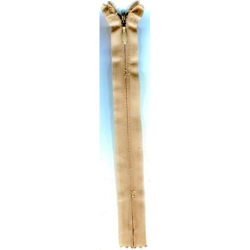 Fermeture Eclair - A Glissière - Beige - 17 Cm