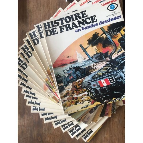 Lot 23 Volumes Histoire De France En Bd Larousse