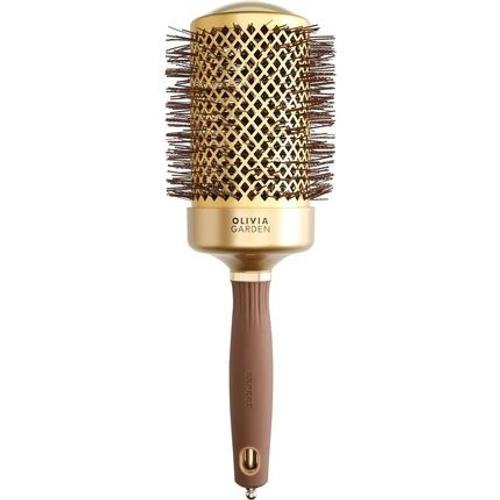 Olivia Garden Expert Blowout Shine Gold & Brown Hairbrush 65mm