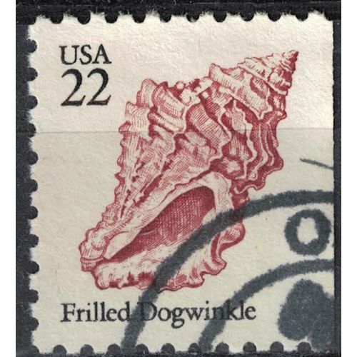 Etats Unis 1985 Oblitéré Used Gastéropode Marin Frilled Dogwinkle Nucella Lamellosa Su