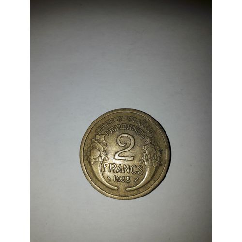 Piece De Deux Francs 1938