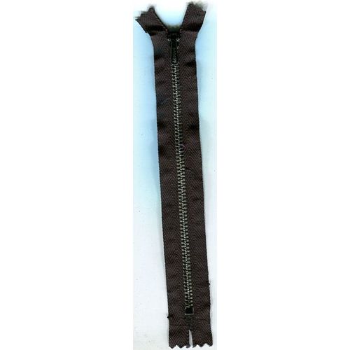 Fermeture Eclair - Métal - Noir - 17 Cm