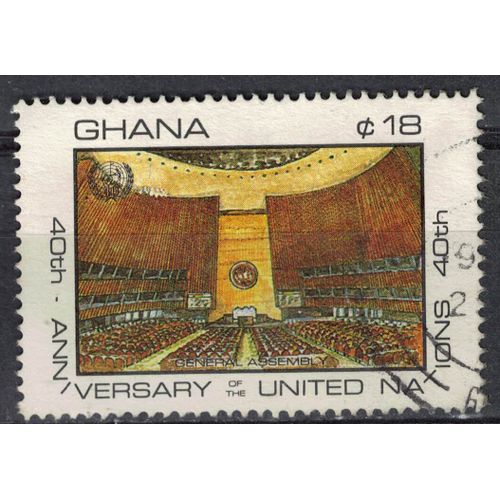 Ghana 1985 Oblitéré Used Assemblée Générale Des Nations Unies Su