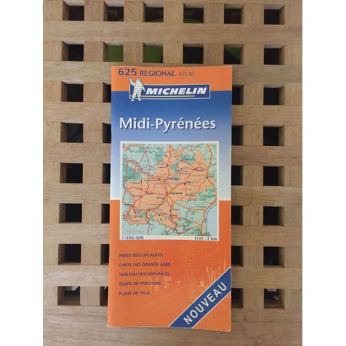 Regional Atlas Michelin Midi Pyrénées 625