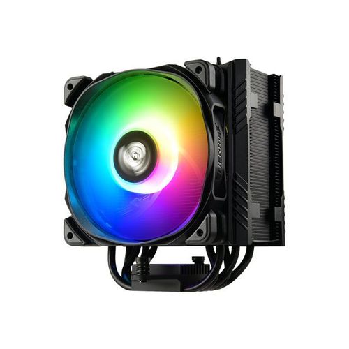 Enermax ETS-T50 AXE ETS-T50A-BK-ARGB - Black Version - refroidisseur de processeur - (pour : LGA1156, AM2, AM2+, LGA1366, AM3, LGA1155, AM3+, LGA2011, FM1, FM2, LGA1150, FM2+, LGA2011-3, LGA1151...