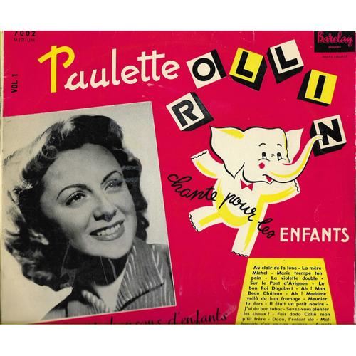 Chante Pour Les Enfants-31 Chansons D'enfants  - 1ère Ed./57 Lp 25cm