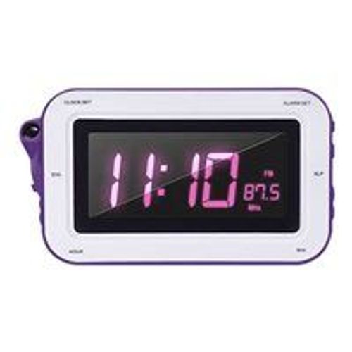 BigBen RR30P - Fairy 4 - radio-réveil - violet, avec motif