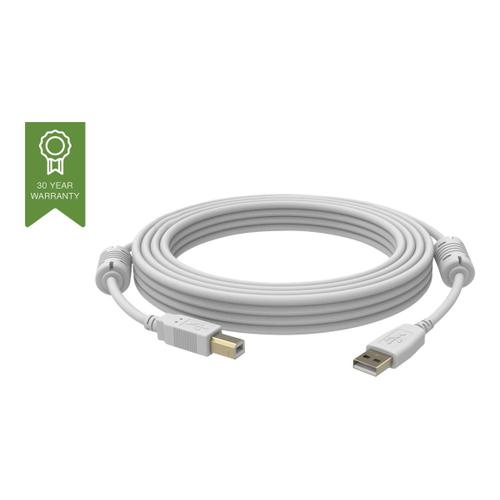 Vision Techconnect - Câble USB - USB type B (M) pour USB (M) - USB 2.0 - 2 m - blanc