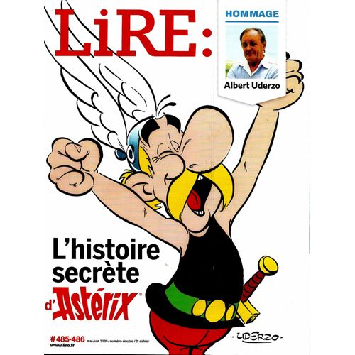 Magazine Lire Hommage À Albert Uderzo N°485 486 Mai 2020