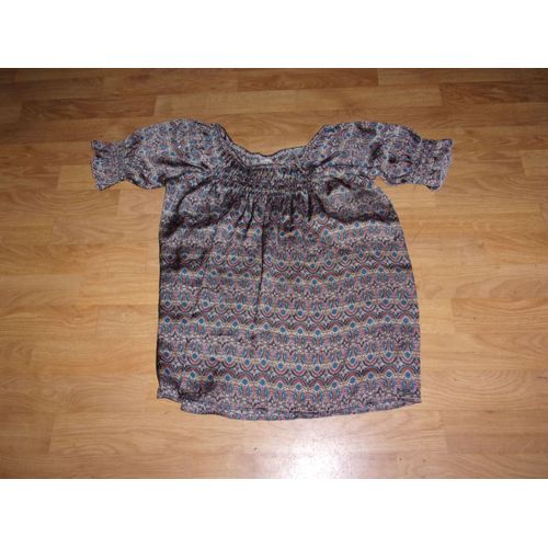 Tunique Multicolore Fluide Teddy Smith Neuve Taille 1/36/S