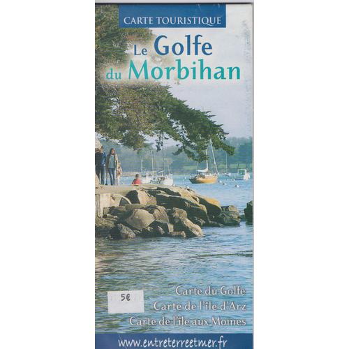 Carte Touristique Le Golfe Du Morbihan , Île D'arz , Île Aux Moines