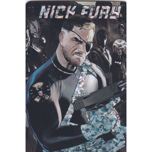 Carte Brillante Nick Fury (Agent Of Shield, Avengers, Sgt. Fury And His Howling Commandos, Choc, Marvel, Super-Héros, Marvel Comics, Comic Book, Collection, Collector)