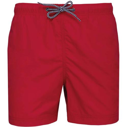 Short De Bain Homme - Pa168 Rouge