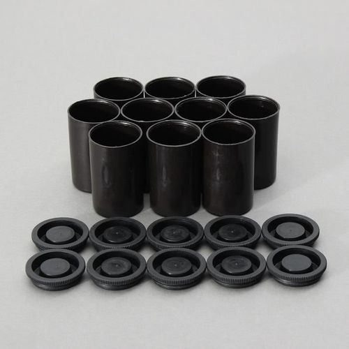 Tempsa 10 Boîte Vide 35mm De Rouleau De Pellicule De Encaisser Noir