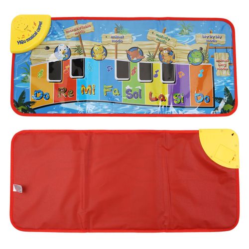 Tapis Musical De Piano Avec 8 Touches, 5 Modes De Sons D'Animaux, Jouet Éducatif Pour Enfants